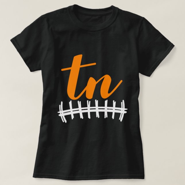 Niedliche Tennessee Staat Initials TN Geschenk Che T-Shirt (Design vorne)