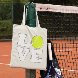 Niedliche Tennis-Liebe-Tasche für Tennisspieler un Tragetasche