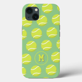 niedliche Tennisbälle mit Monogramm Case-Mate iPhone Hülle