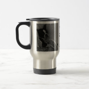 Niedliche Terrier-Tasse Schlafensboston Reisebecher