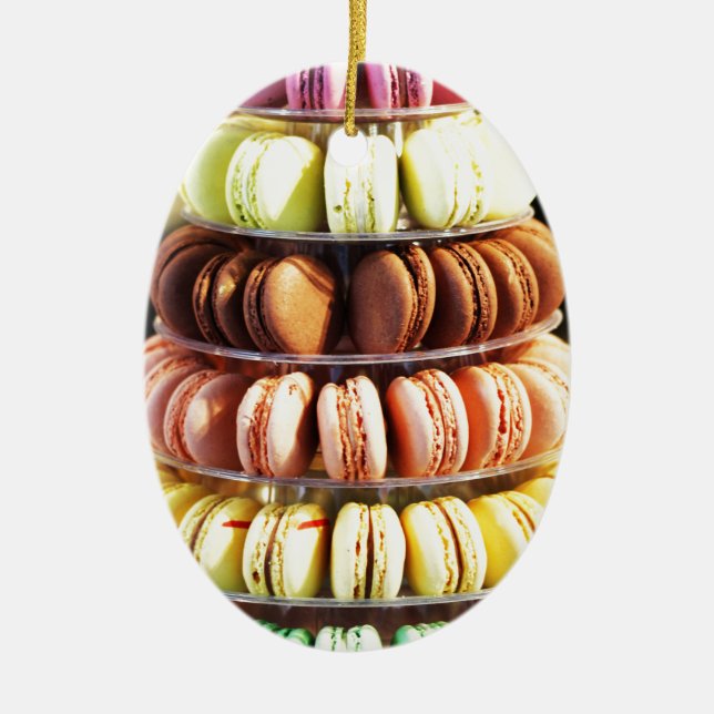 Niedliche Tessiner Macaron Keramik Ornament (Vorne)