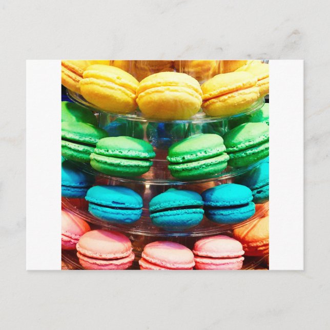 Niedliche Tessiner Macaron Postkarte (Vorderseite)