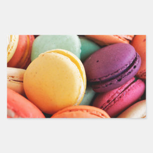 Niedliche Tessiner Macaron Rechteckiger Aufkleber