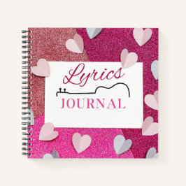 Niedliche Texte Journal für Songwriter und Musikli Notizbuch