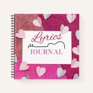 Niedliche Texte Journal für Songwriter und Musikli Notizbuch