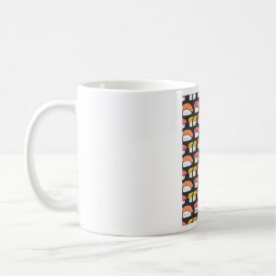 Niedliche Thunfische, Eier und Lachs Sushi Nigiri Kaffeetasse