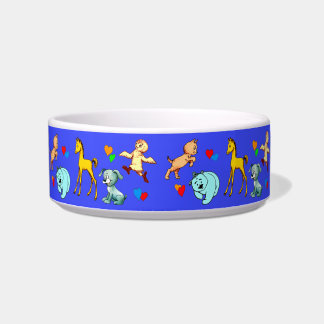 Niedliche Tierbabys Napf