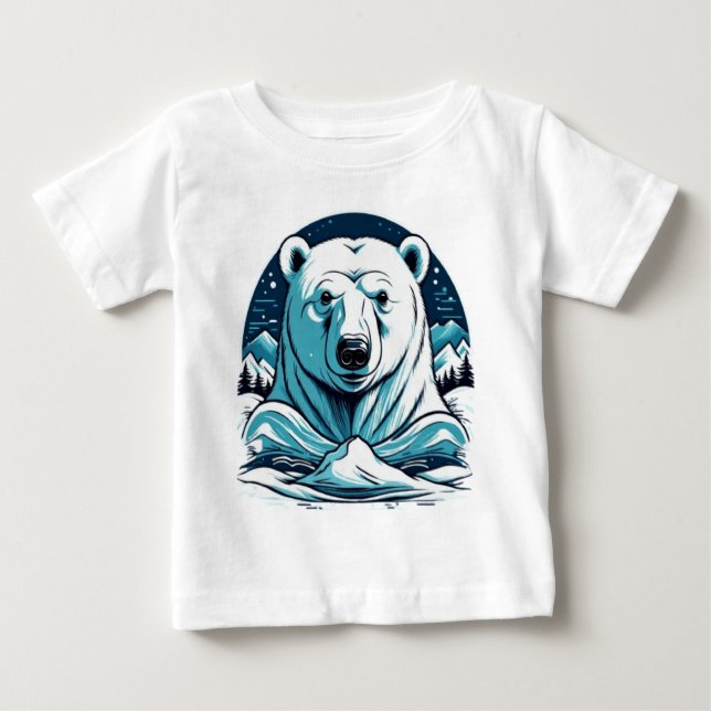 Niedliche Tiere Baby T-shirt (Vorderseite)