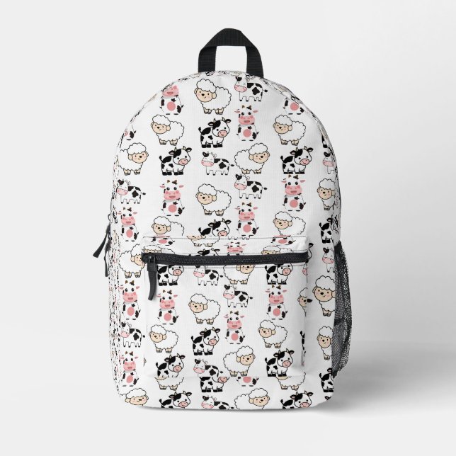 niedliche Tiere Bedruckter Rucksack (Vorderseite)