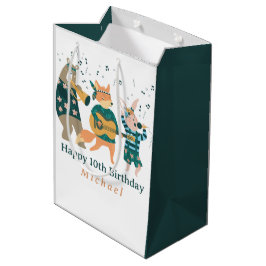 Niedliche Tiere Bend Mittlere Geschenktüte