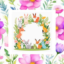 Niedliche Tiere, Frühling,