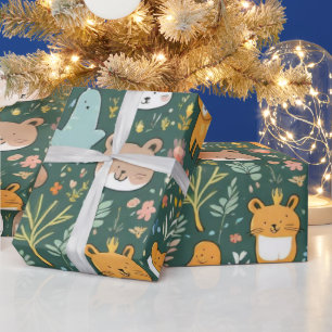 Niedliche Tiere Geschenkpapier