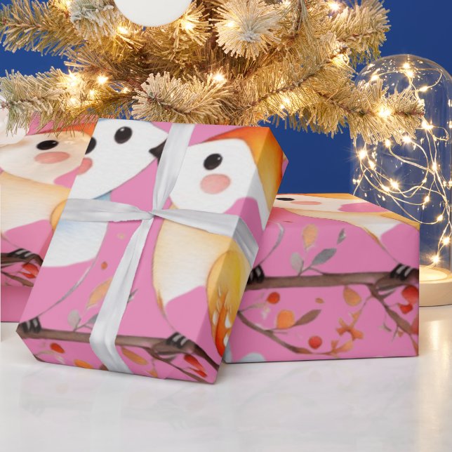 Niedliche Tiere Geschenkpapier (Feiertage)