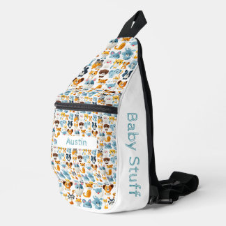 NIEDLICHE TIERE I INDIVIDUELLE NAME CROSSBODY BAG