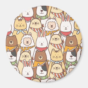 Niedliche Tiere Magnet
