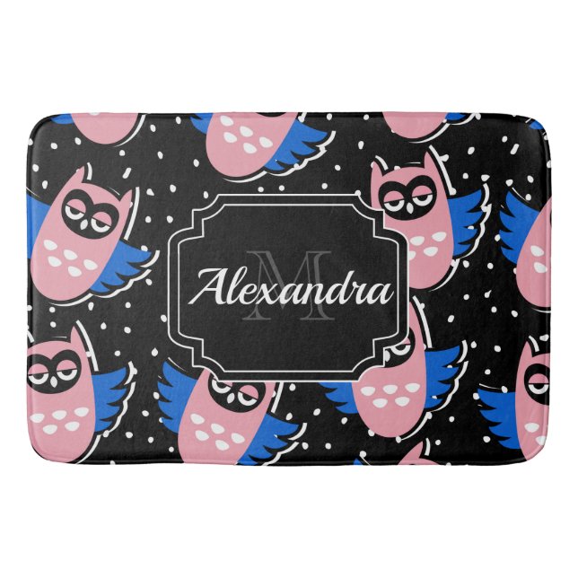 Niedliche Tiere Muster Badematte (Vorderseite)