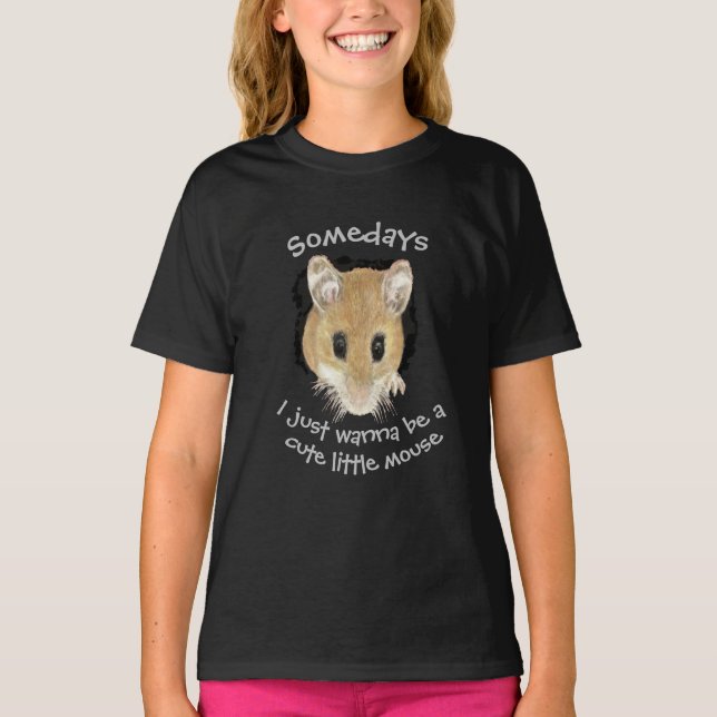 Niedliche Tiermäuse pinkeln nur, um zu zitieren T-Shirt (Vorderseite)