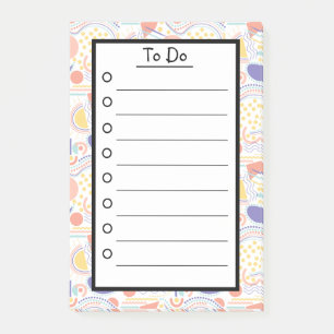 Niedliche "To Do"-Liste der nach dem IT®-System e Post-it Klebezettel