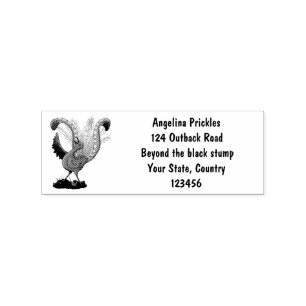 Niedliche tolle lyrebird Cartoon Illustration Gummistempel