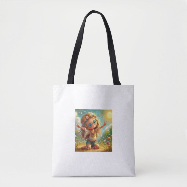 Niedliche Totentasche Tasche (Vorderseite)