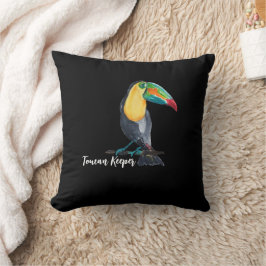 Niedliche Toucan Watercolor Illustration Kissen