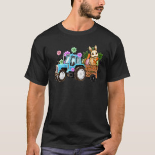 Niedliche Traktorfarm Karotten Jagd Egg Rabbit Ea T-Shirt