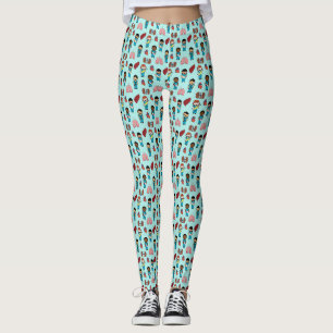 Niedliche Transplantationsärzte und Krankenschwest Leggings