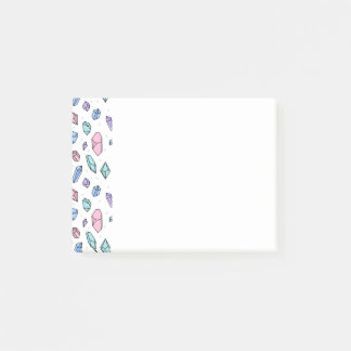 Niedliche, trendige Edelsteine Gemstones krystales Post-it Klebezettel