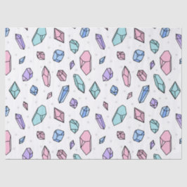 Niedliche, trendige Edelsteine Gemstones krystales Seidenpapier