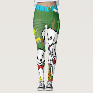Niedliche Trendspots von Paris Leggings