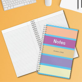 Niedliche trendy Mit Monogramm Namensnotizen Notizbuch