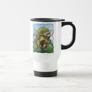 Niedliche Triceratops Kunst Geschenke und Zubehör Reisebecher