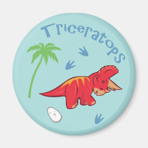 Niedliche Triceratops Magnet