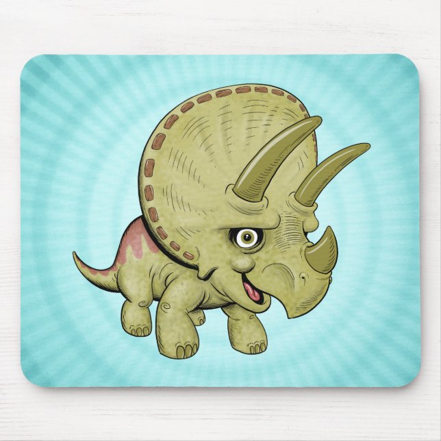 Niedliche Triceratops Mousepad (Vorne)