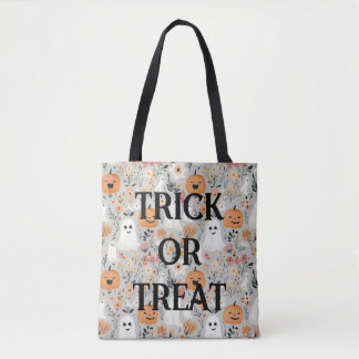 Niedliche Trick- oder TreatHalloween-Totentasche Tasche