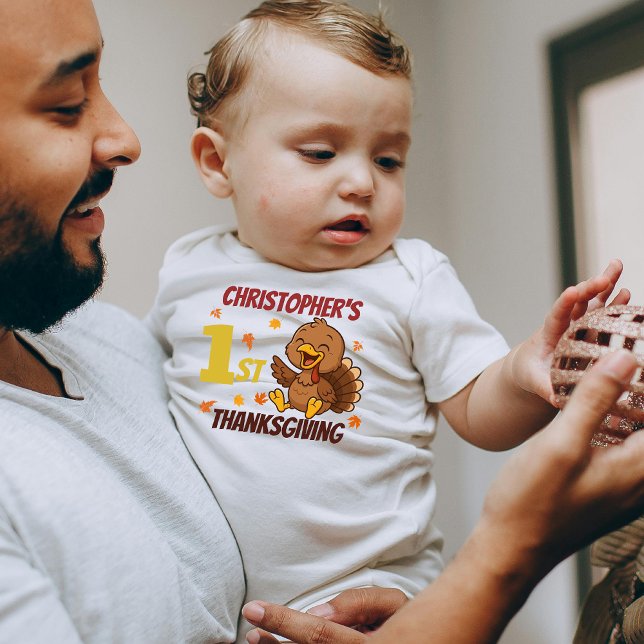 Niedliche Türkei 1. Erntedank Baby Strampler (Von Creator hochgeladen)