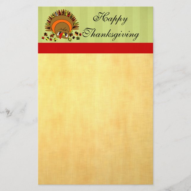 Niedliche Türkei Briefpapier (Vorderseite)