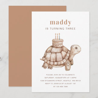 Niedliche Turteleinladung Einladung