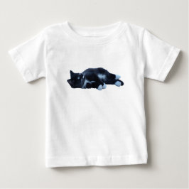 niedliche Tuxie-Kätzchen Baby T-shirt