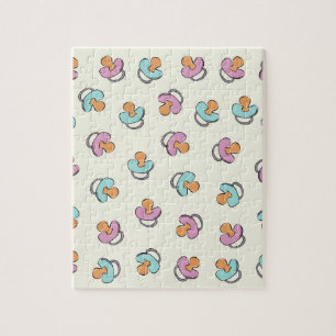 Niedliche Übersicht über Schnuller-Dusche