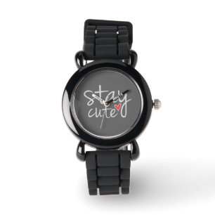 Niedliche Uhr, grau bleibe Armbanduhr
