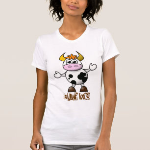 Niedliche Umarmungs-Kuh T-Shirt