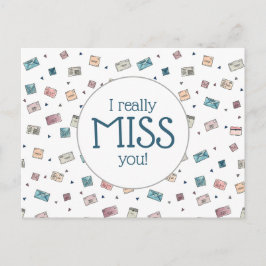 Niedliche Umschläge wirklich Miss You Teacher Postkarte