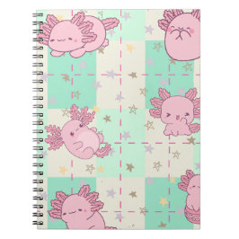 Niedliche und adorable Axolotl Notizblock