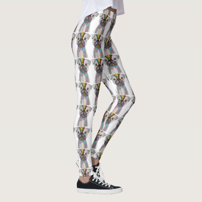 Niedliche und Adorable Mops Hunde Leggings (Rechts)