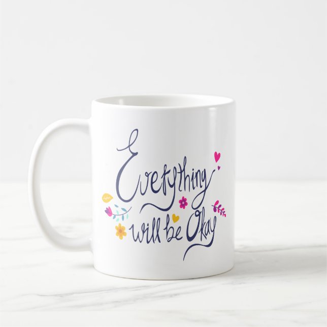 Niedliche und berührende Redewendungen von Kids Gr Kaffeetasse (Links)