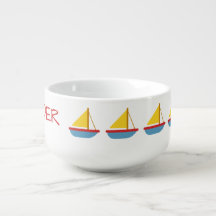 Niedliche und einfache Toy Sailboote Personalisier