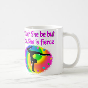 NIEDLICHE UND FARBENE GYMNASTIK-MÄDCHEN KAFFEETASSE