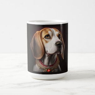 Niedliche und farbenfrohe Beagle Hunde Tasse