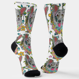 Niedliche und farbenfrohe Cardigan Welsh Corgi Soc Socken